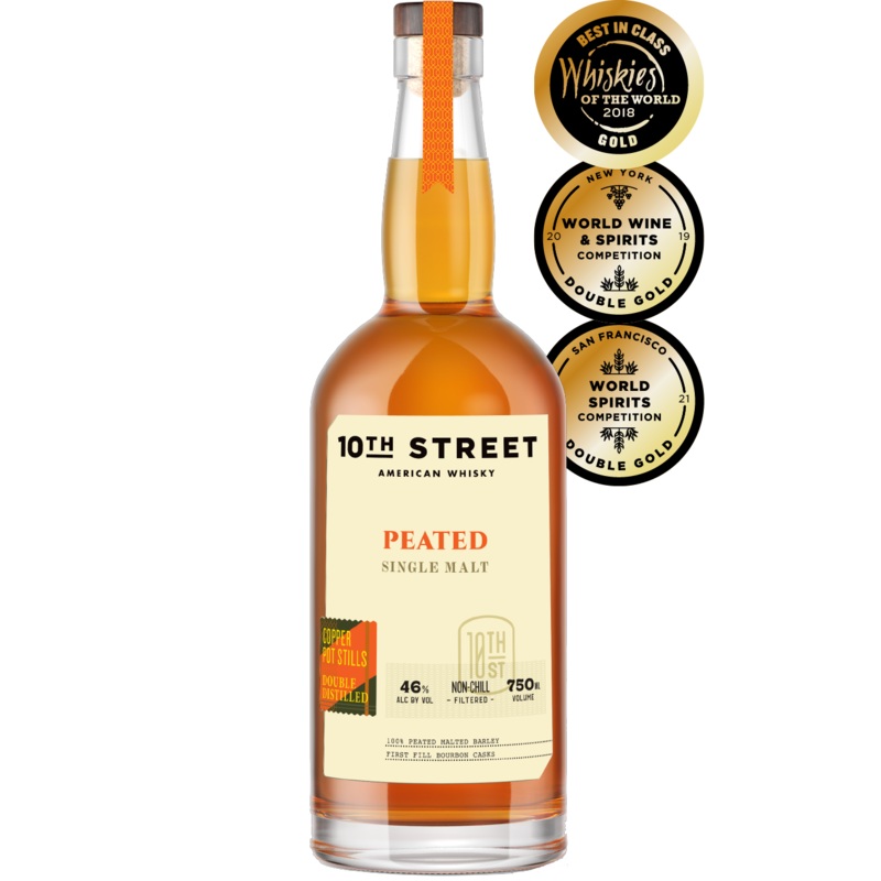 10th Street Distillers Cut, Peated Single Malt