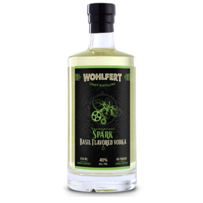 Wohlfert Craft Distilling Spark Basil Flavored Vodka