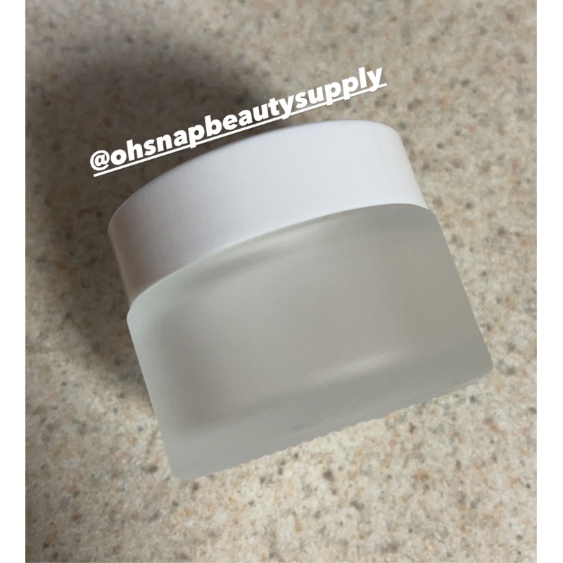 1.5oz Frosted Glass Liquid Container (empty)