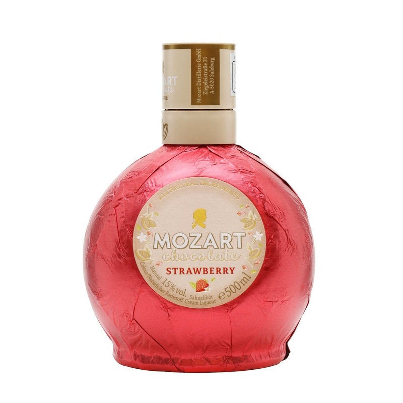 Mozart White Chocolate Cream Strawberry Liqueur 500ml
