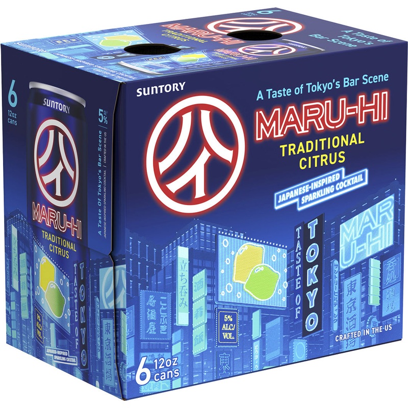 Suntory MaruHi Taditional Citrus Sparkling Cocktail 6pk Cans