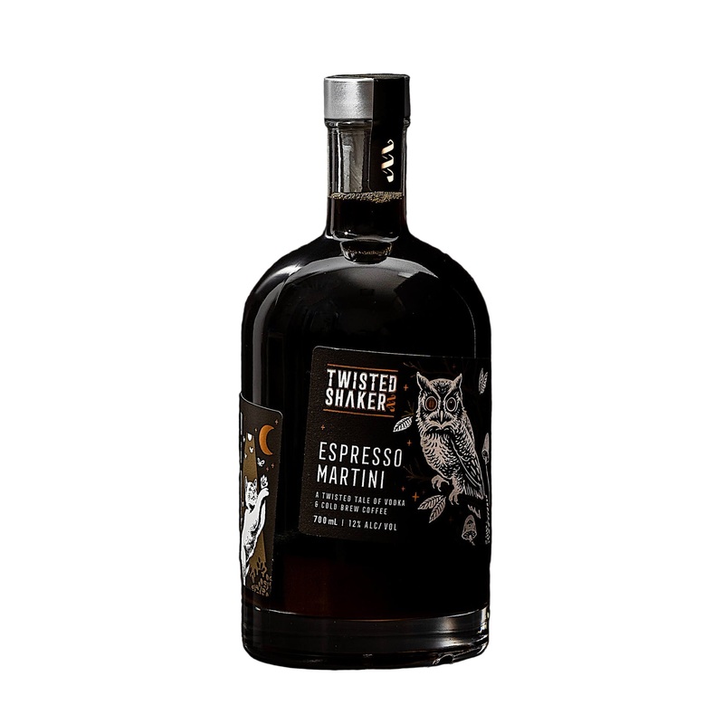 Twisted Shaker Espresso Martini Bottled Cocktail 200ml