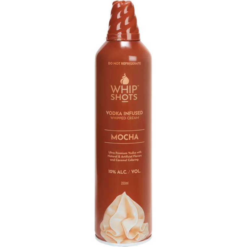 Whip Shots Mocha Vodka Infused Whipped Cream (200mL)