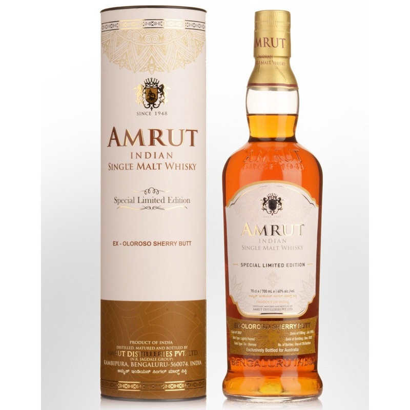 2015 Amrut Single Cask #3897 Australian Exclusive Ex-Oloroso Sherry Butt 7 Year Old Single Malt Indian Whisky 700ml