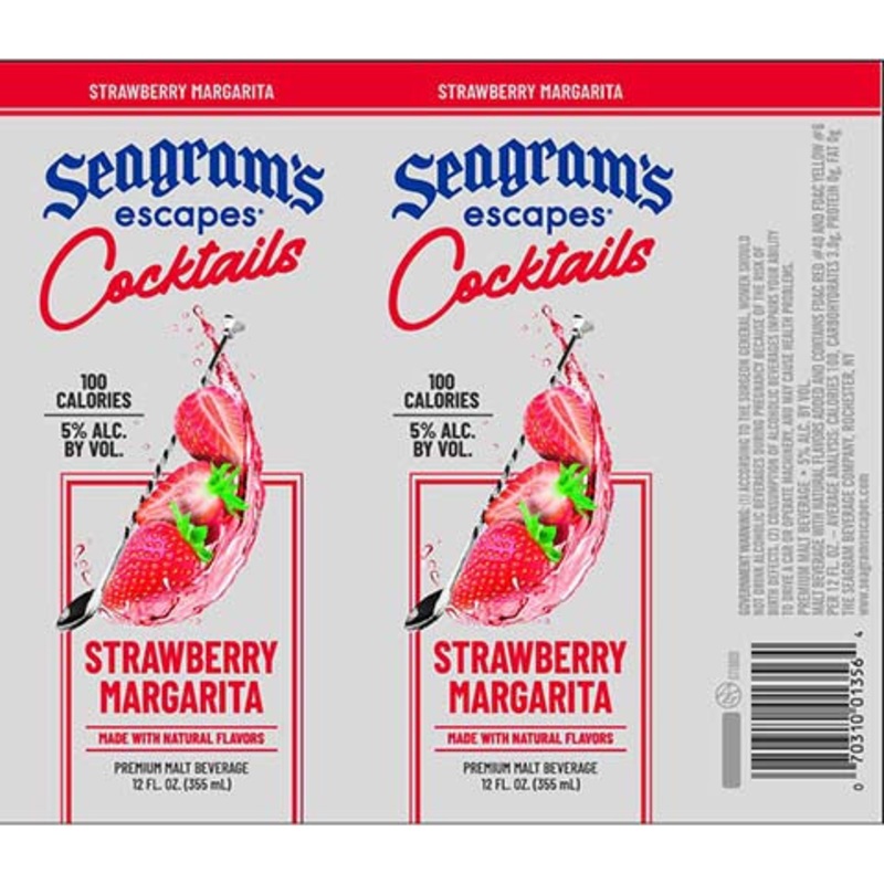 Seagrams Cocktails Strawberry Margarita