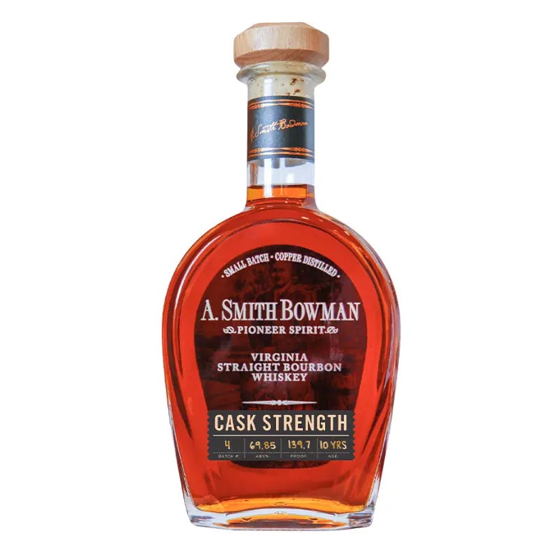 A. Smith Bowman Cask Strength 10 Year 139.7 Proof Batch 4 Virginia Straight Bourbon 750mL