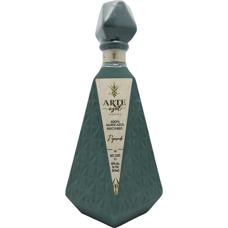 Arte Azul Ceramic Green Reposado Tequila 1L