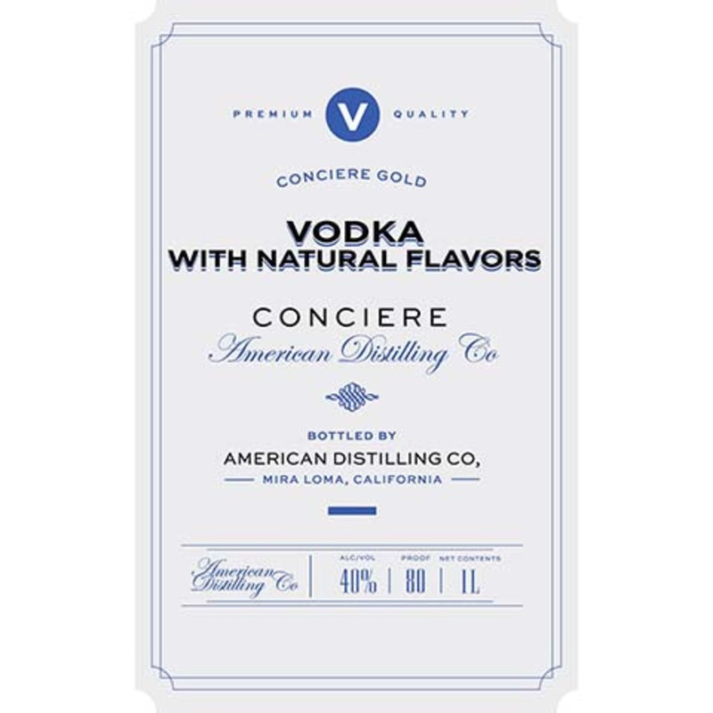 American Distilling Conciere Gold Vodka