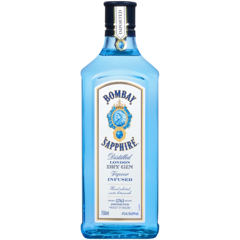 BOMBAY LONDON DRY GIN SAPPHIRE 94 750ML