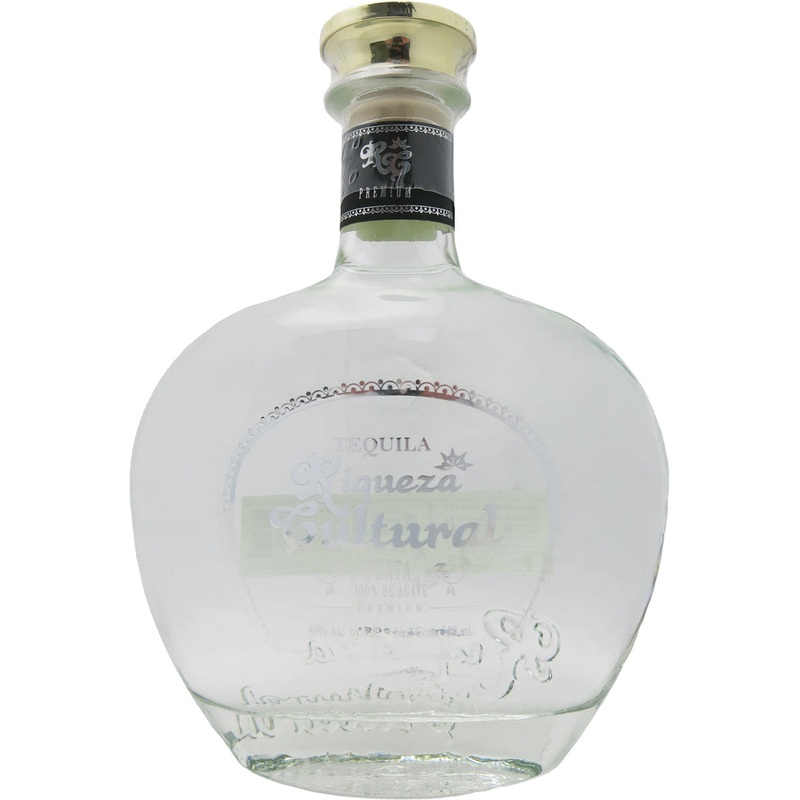 Riqueza Cultural Tequila Plata Clasica Glass 750ml