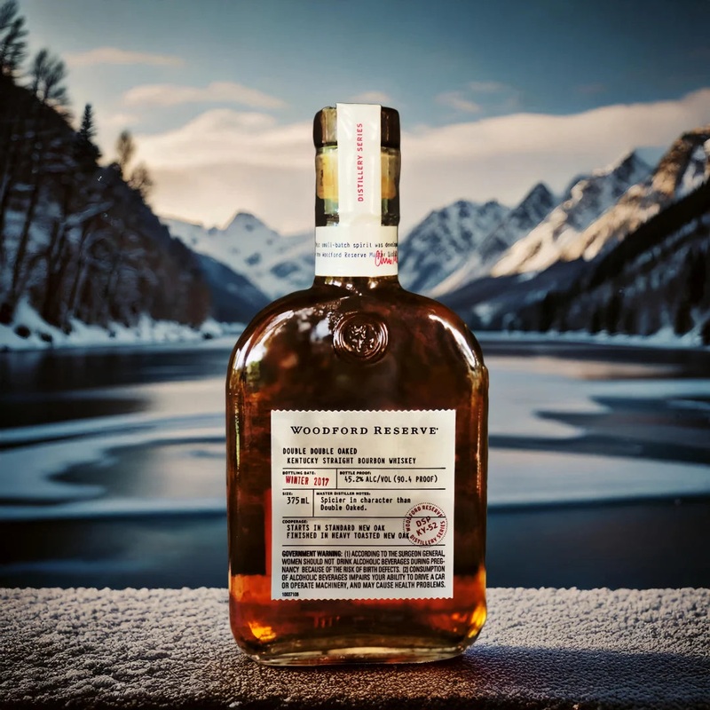 2017 Woodford Reserve Series Double Double Oaked Straight Bourbon Whiskey 375ml