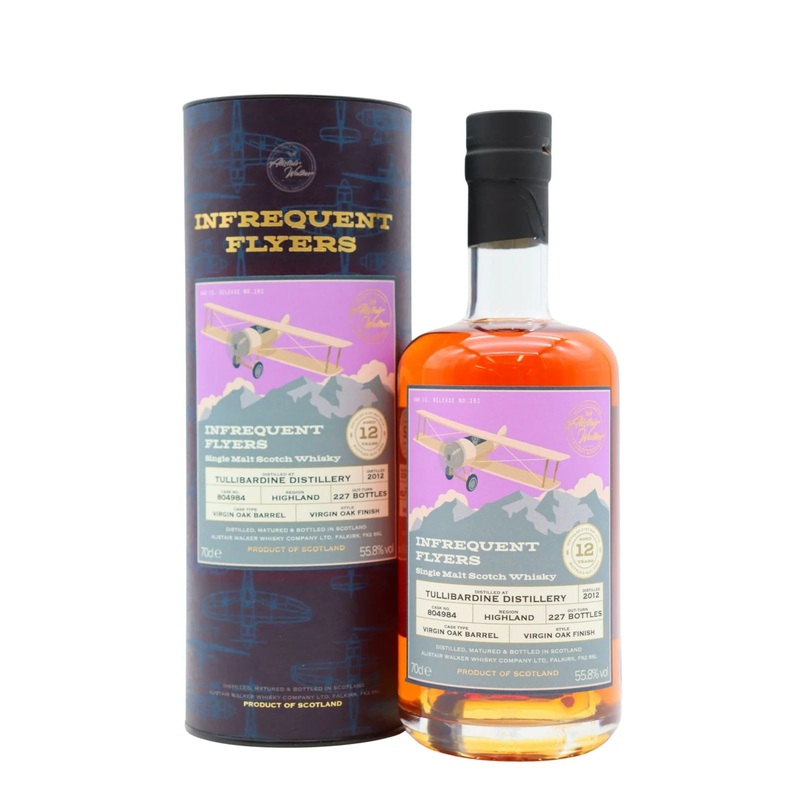Tullibardine Infrequent Flyers 12 Year Old 2012 Vintage – Single Cask #804984 Single Malt Scotch Whisky | 700ML