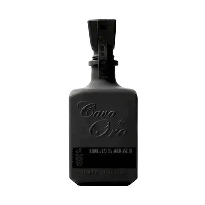 Cava De Oro Extra Aged Anejo Black Tequila 750mL