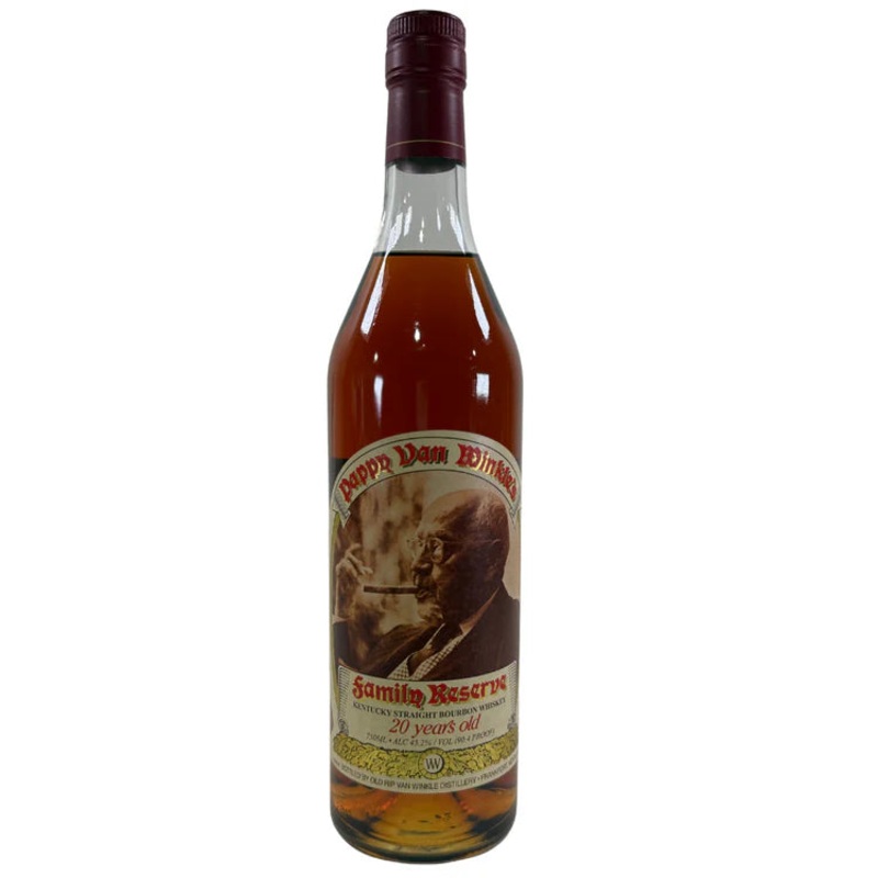 2012 Old Rip Van Winkle Pappy Van Winkle’s Family Reserve 20 Year Old Kentucky Straight Bourbon Whiskey