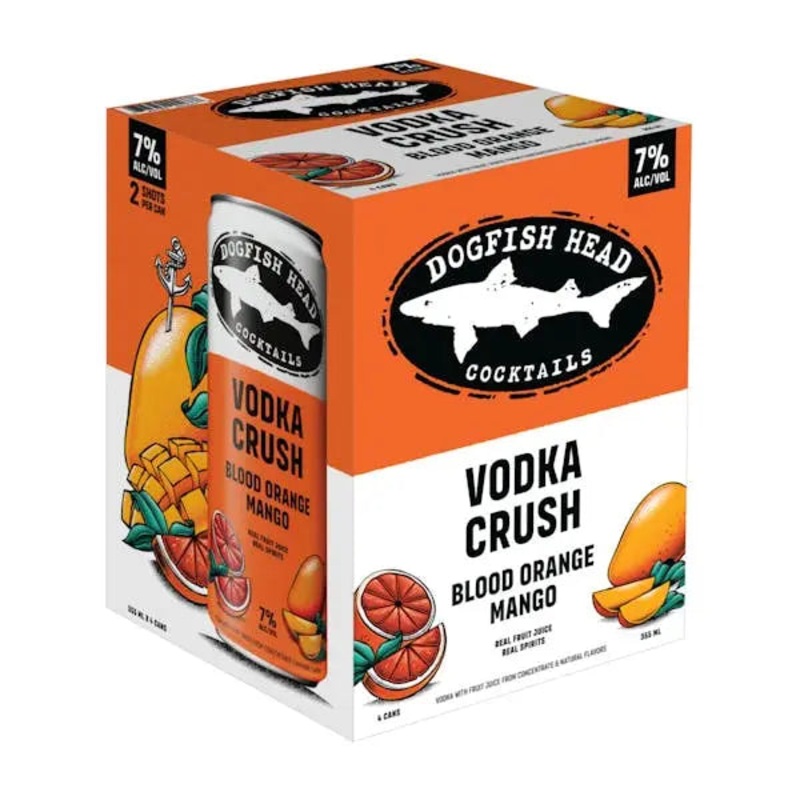 Dogfish Head Blood Orange & Mango Vodka Crush 4Pk
