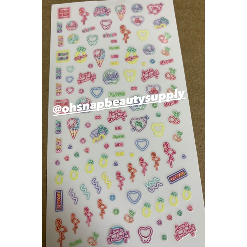 Neon Icecream 059 (Summer) Sticker