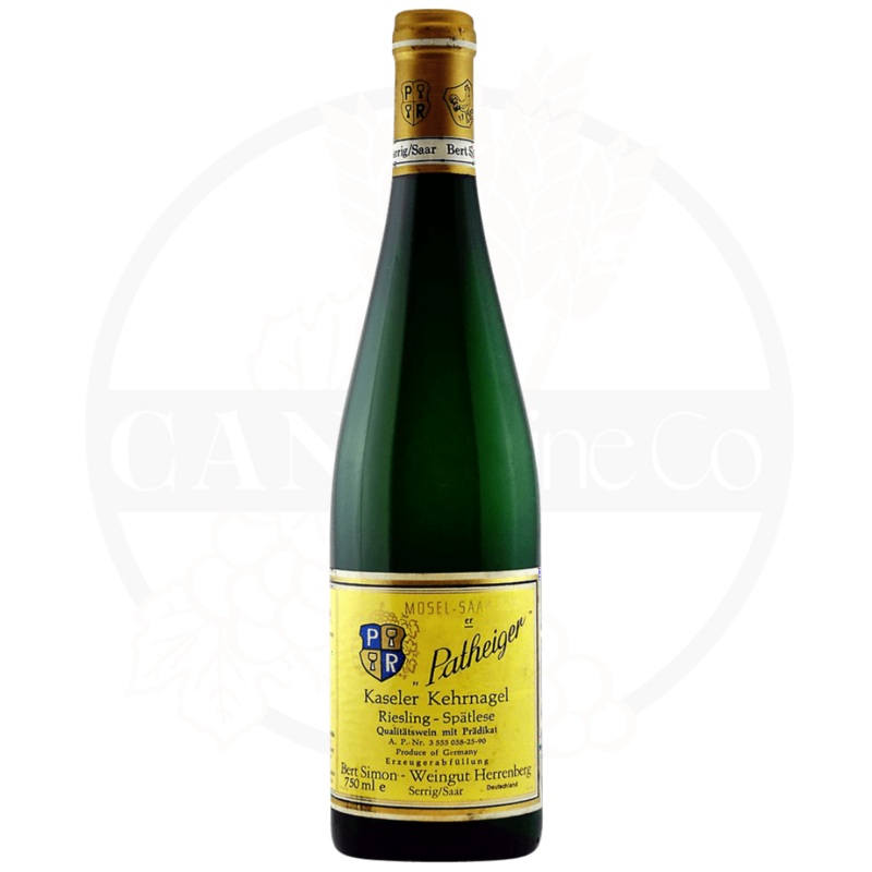 1989 Weingut Herrenberg – Bert Simon Patheiger Kaseler Kehrnagel Riesling Spatlese 750ml