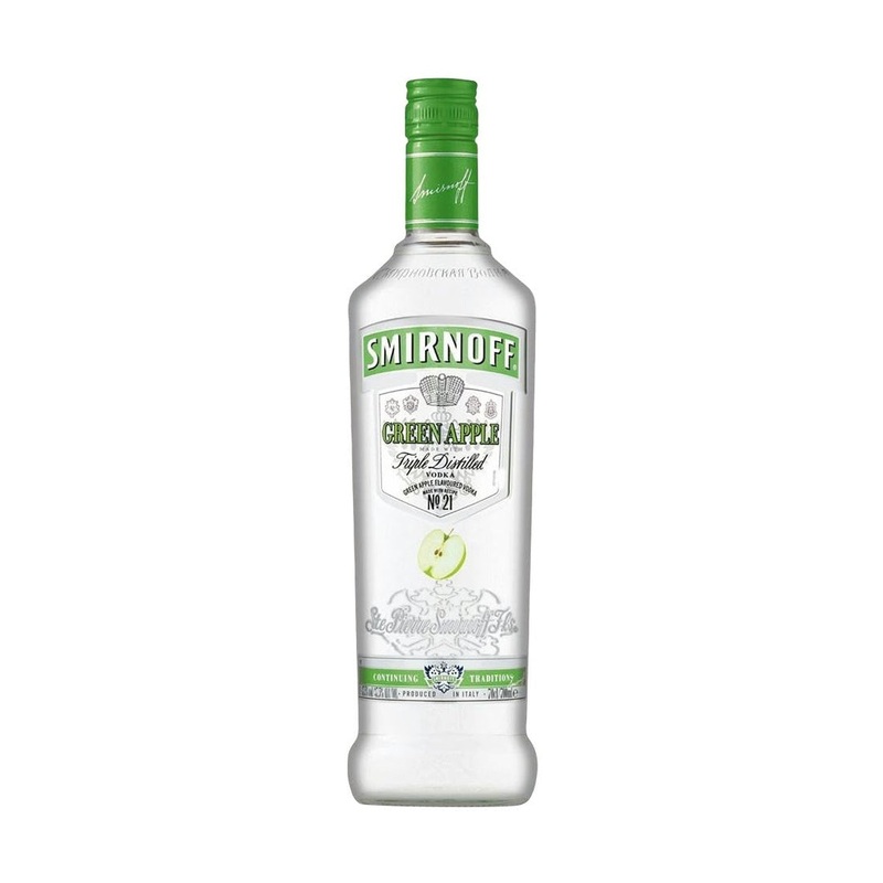 SMIRNOFF GREEN APPLE 40% 750ML