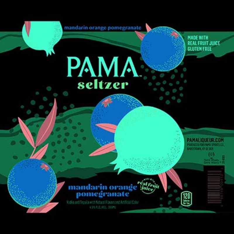 PAMA Mandarin Orange Pomegranate Seltzer