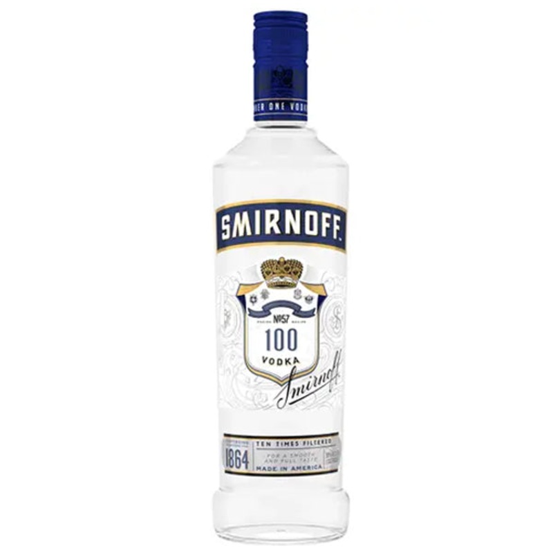 Smirnoff Vodka 100 PF 750ml
