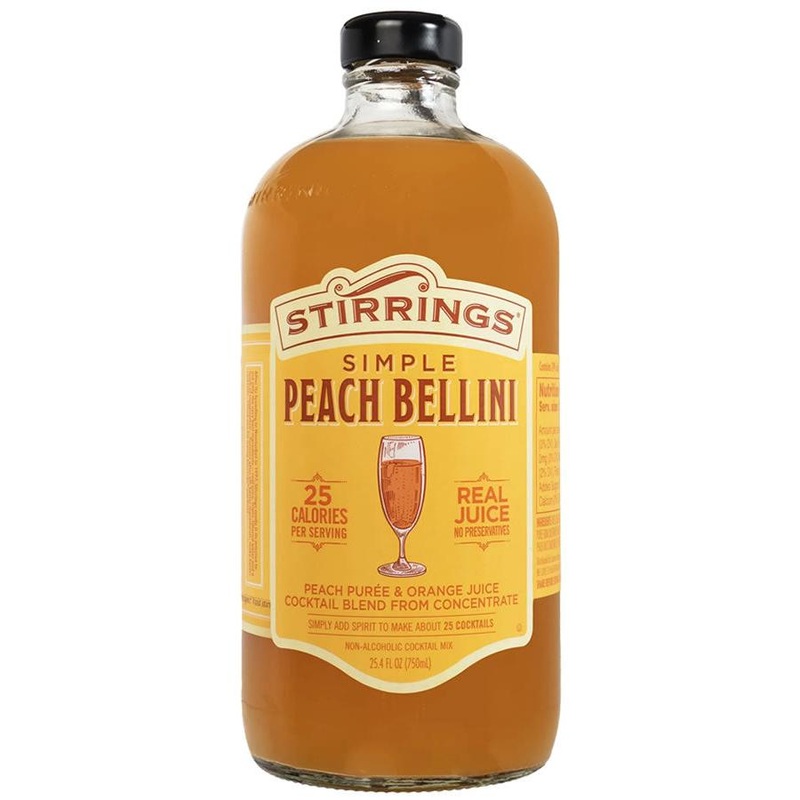 Stirrings Peach Bellini Mix 750ML