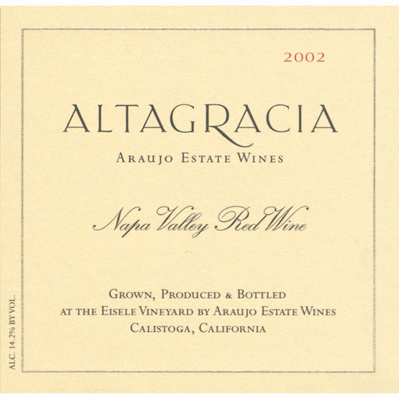 2002 Eisele Vineyard Altagracia Cabernet Sauvignon 750ml