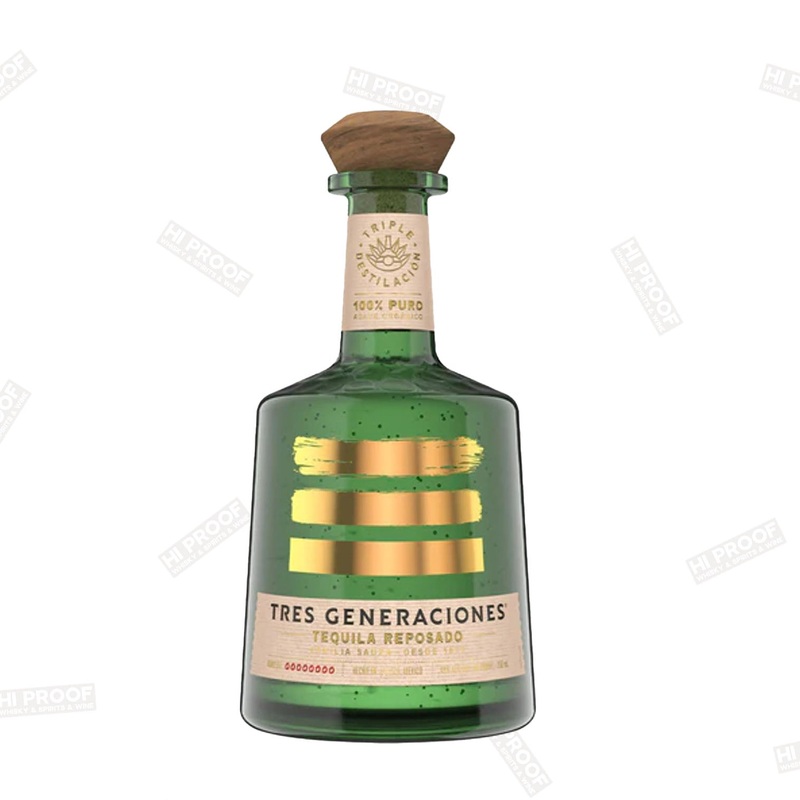 Tres Generaciones Reposado Tequila 750ml – Premium 100% Blue Agave Triple-Distilled Mexican Tequila