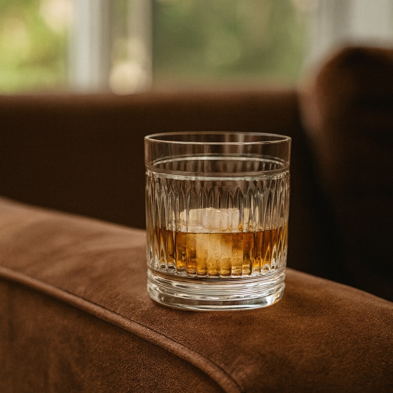 vaas | Whisky Optic Cut Glass | 380ML | Crystal | Clear | Set of 6