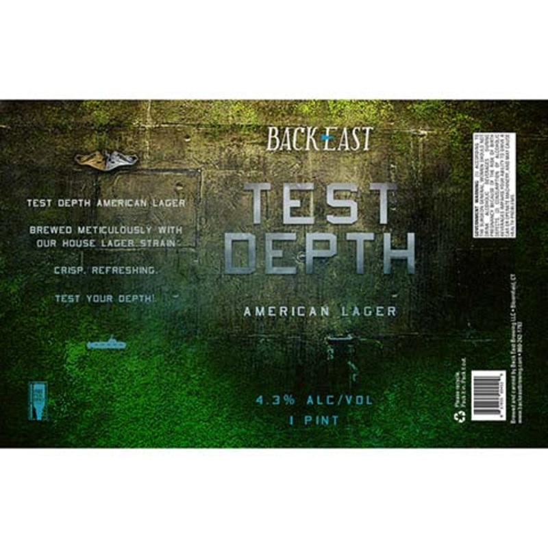 Back East Test Depth American Lager
