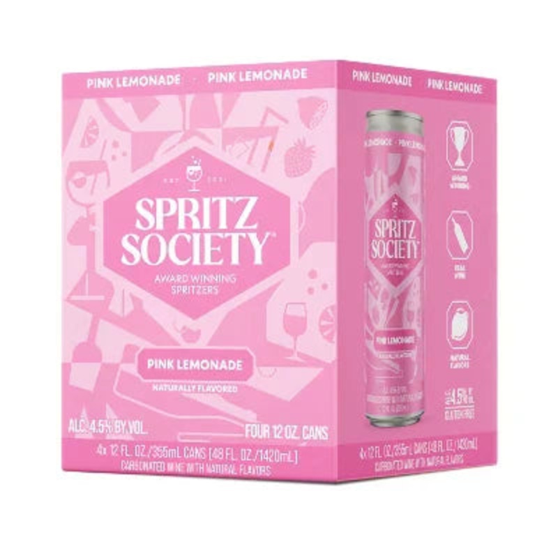 Spritz Society Pink Lemonade 4Pk