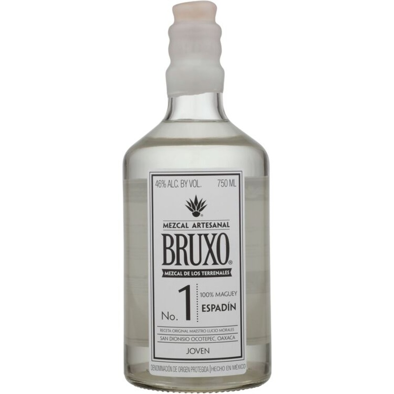 Bruxo Mezcal Artesanal Joven No. 1 Espadin 92 750ML