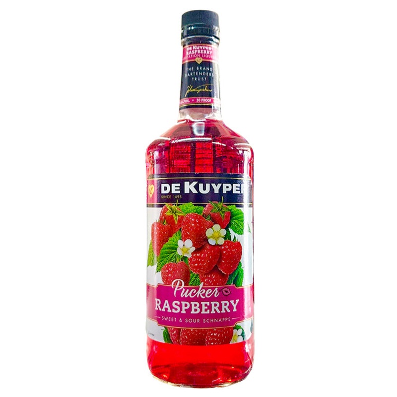 DeKuyper Pucker Raspberry Liqueur – 1L