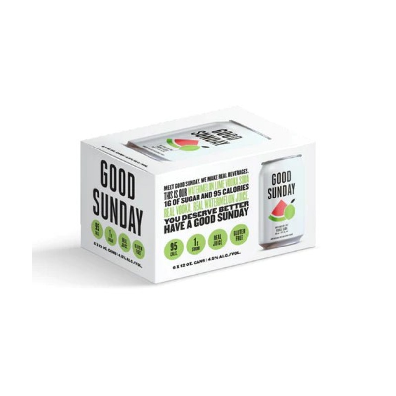 Good Sunday Watermelon Lime Vodka Soda