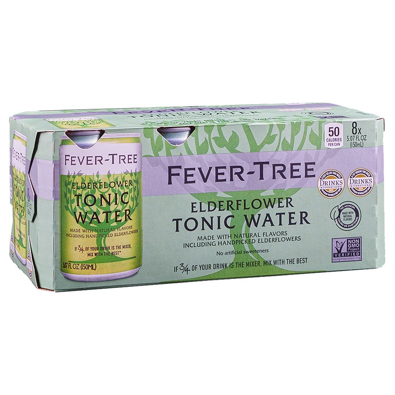 Fever-Tree Elderflower Tonic Water 8pk 150ml Cans