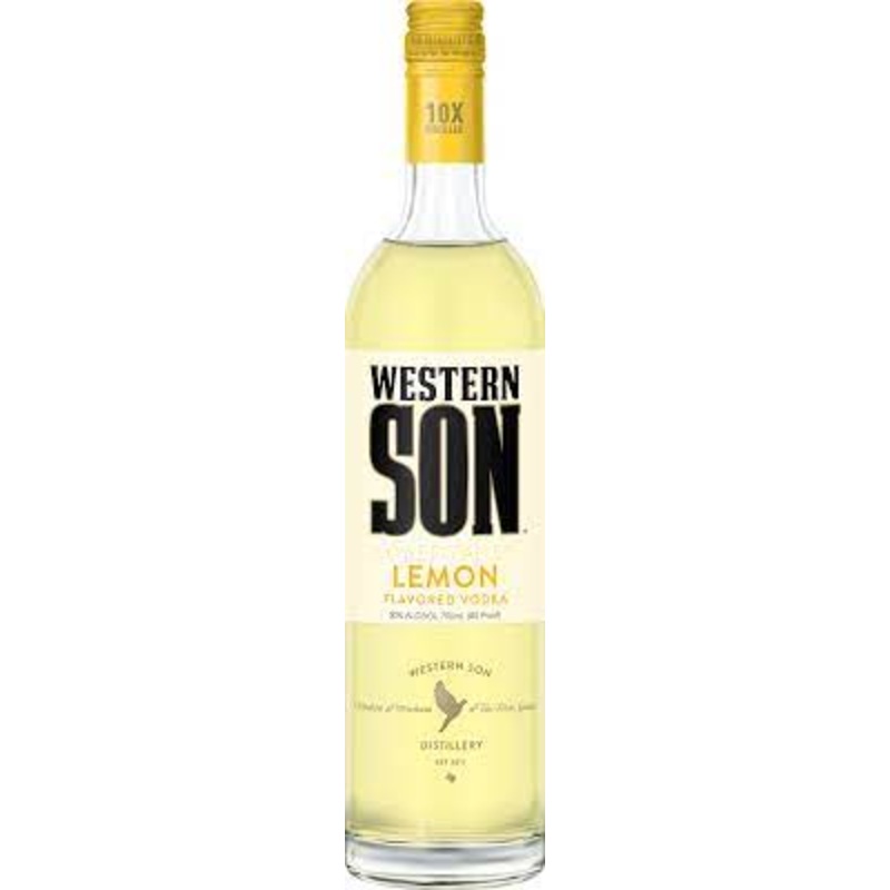 Western Son Lemon Vodka 750ml
