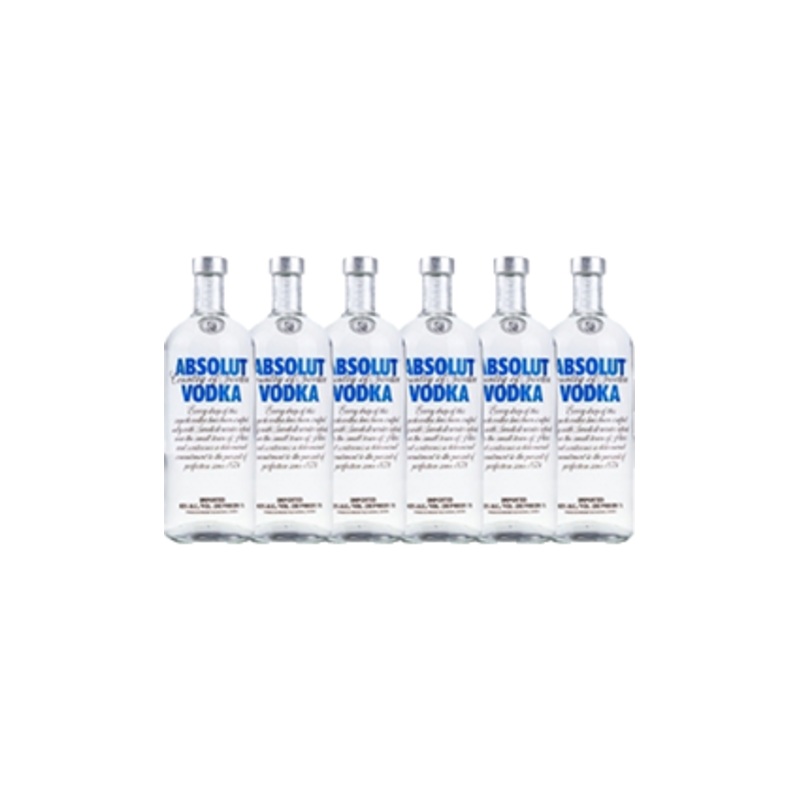 Absolut Vodka Blue 1000ml SIX PACK