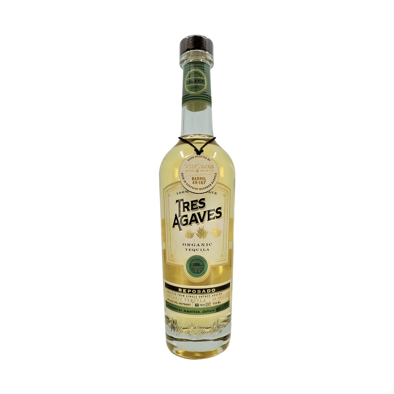 Tres Agaves VW&S Selected Single Barrel Reposado Organic Tequila