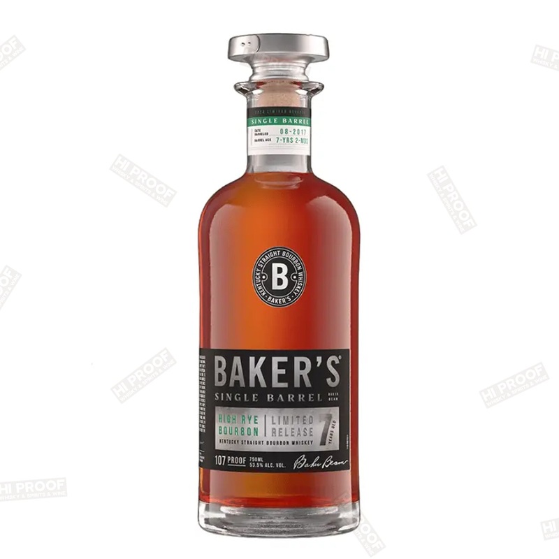 Baker’s 7 Year Single Barrel High Rye Bourbon 750mL