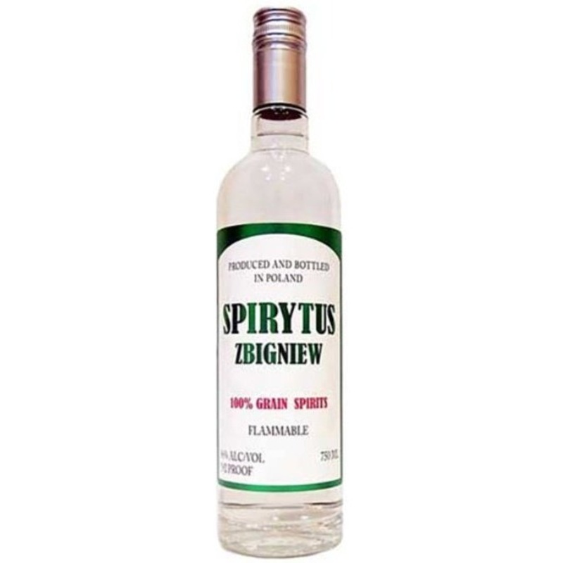 Spirytus Zbigniew 100% Grain Spirits Flammable 750ml
