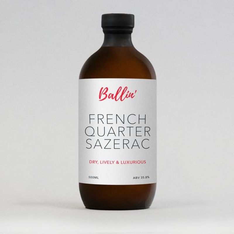 Ballin’ Drinks French Quarter Sazerac 500ml