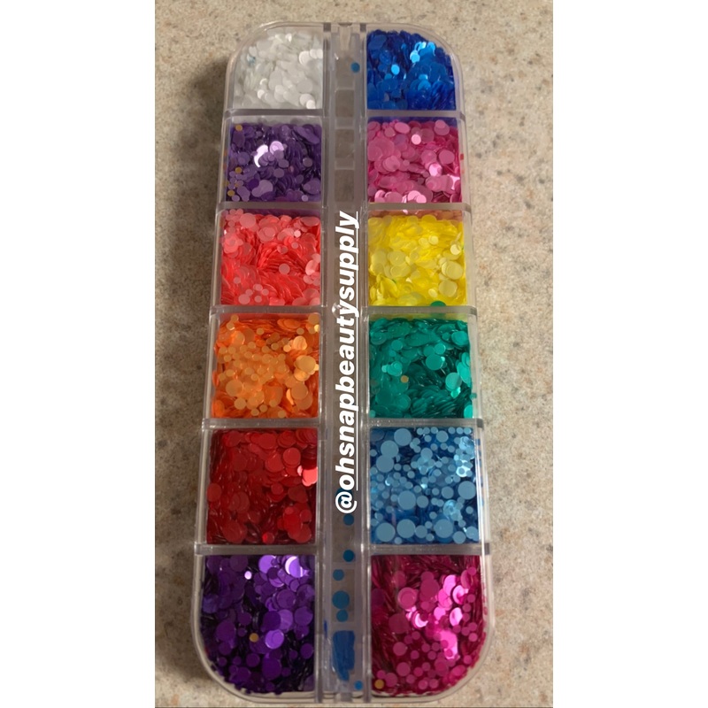 Color Circle Glitters