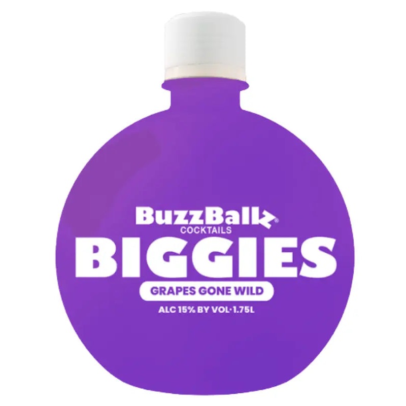Buzzballz Biggies Grapes Gone Wild Pre-Mixed Cocktails 1.75L