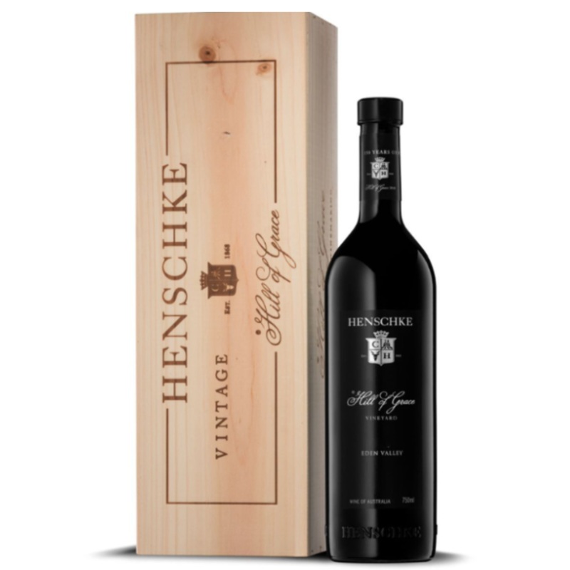 2015 Henschke Hill of Grace Shiraz 750ml Original Wood Box