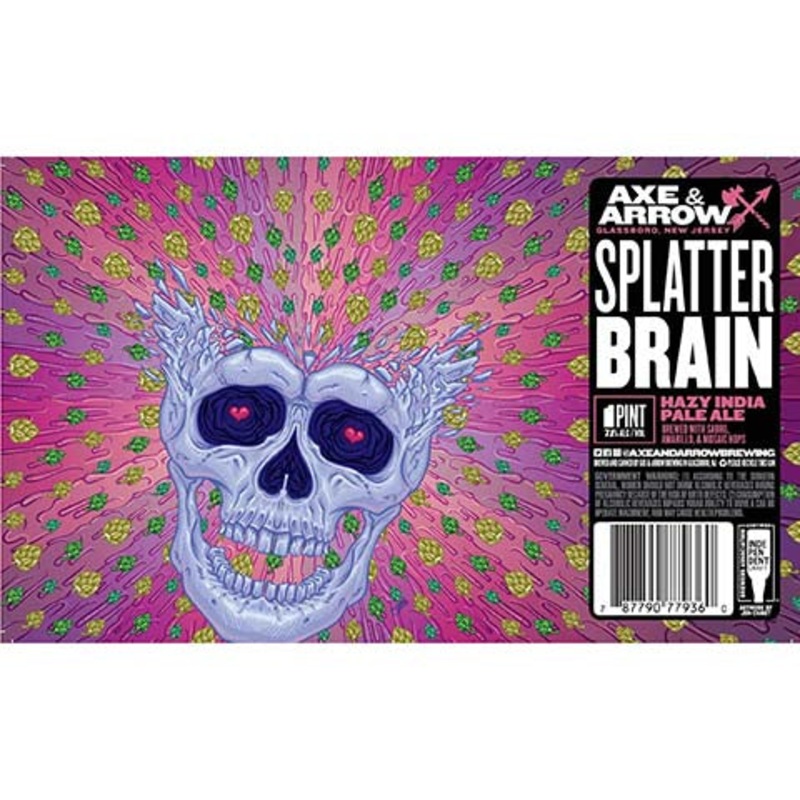 Axe & Arrow Splatter Brain Hazy IPA