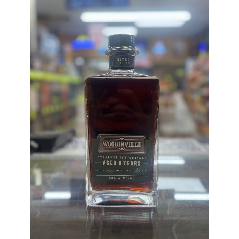 Woodinville Limited Edition 8 Year Rye Whiskey