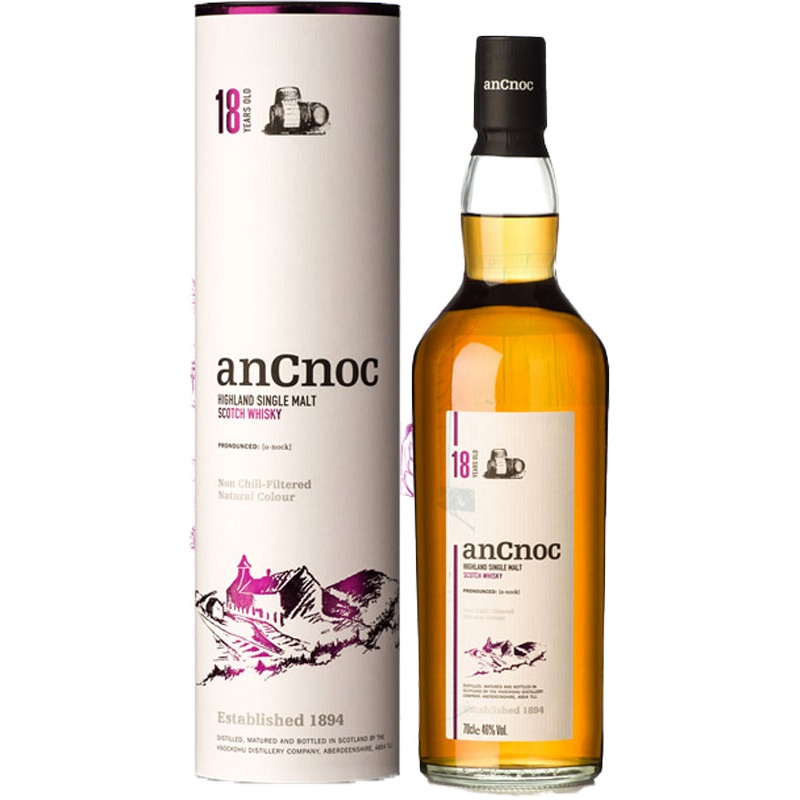 AnCnoc 18 Year Old Scotch Whisky
