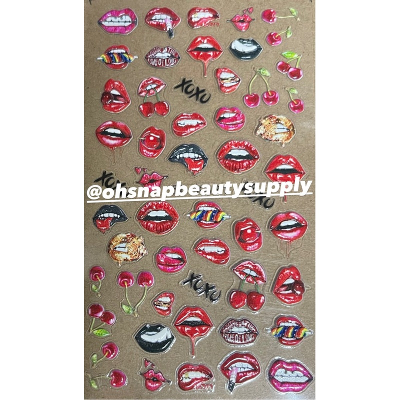 Lips  K081 (5D) Sticker