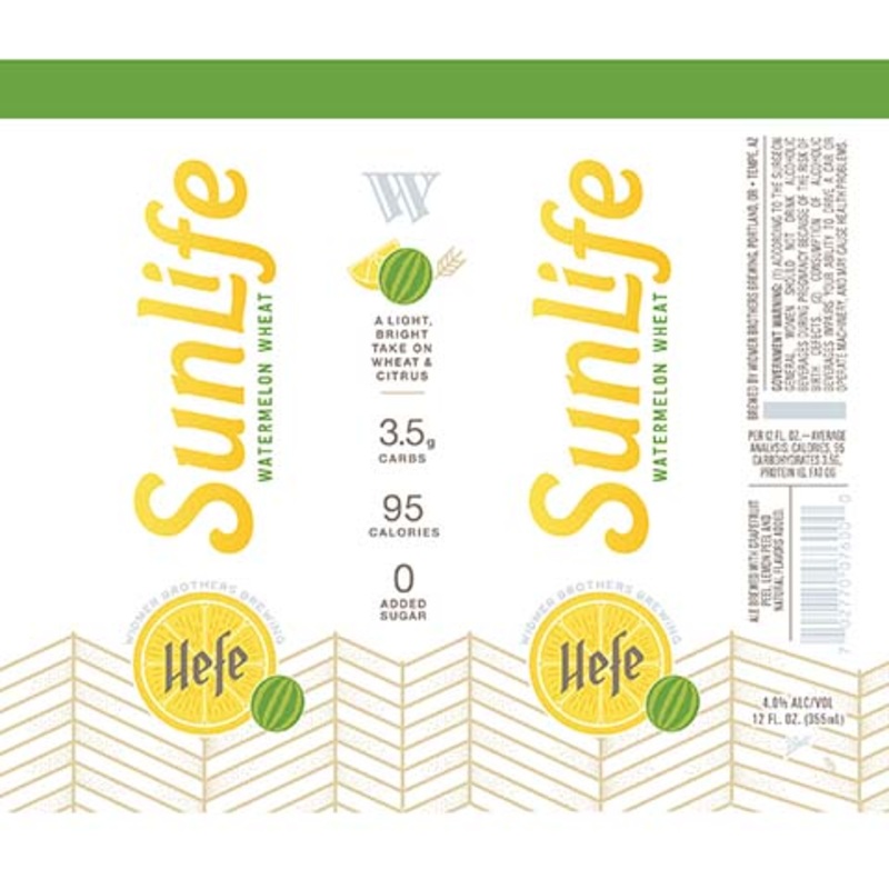 Widmer Brothers SunLife Watermelon Wheat Ale