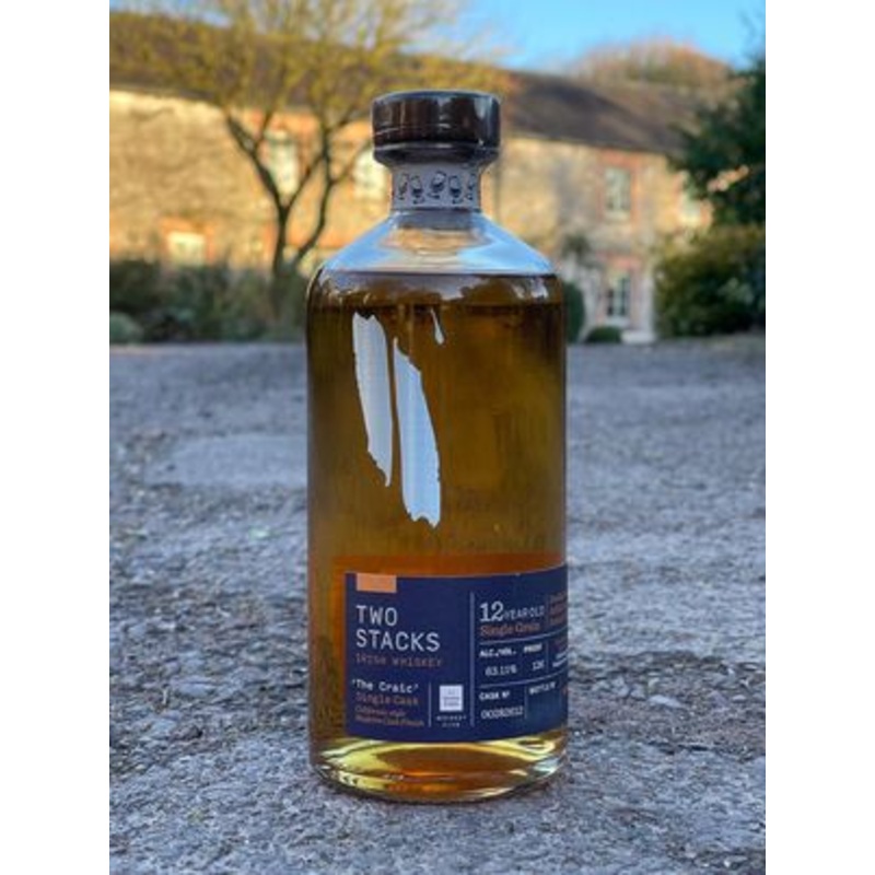 Two Stacks The Craic Single Cask 12 Year Old Irish Whiskey 700ml