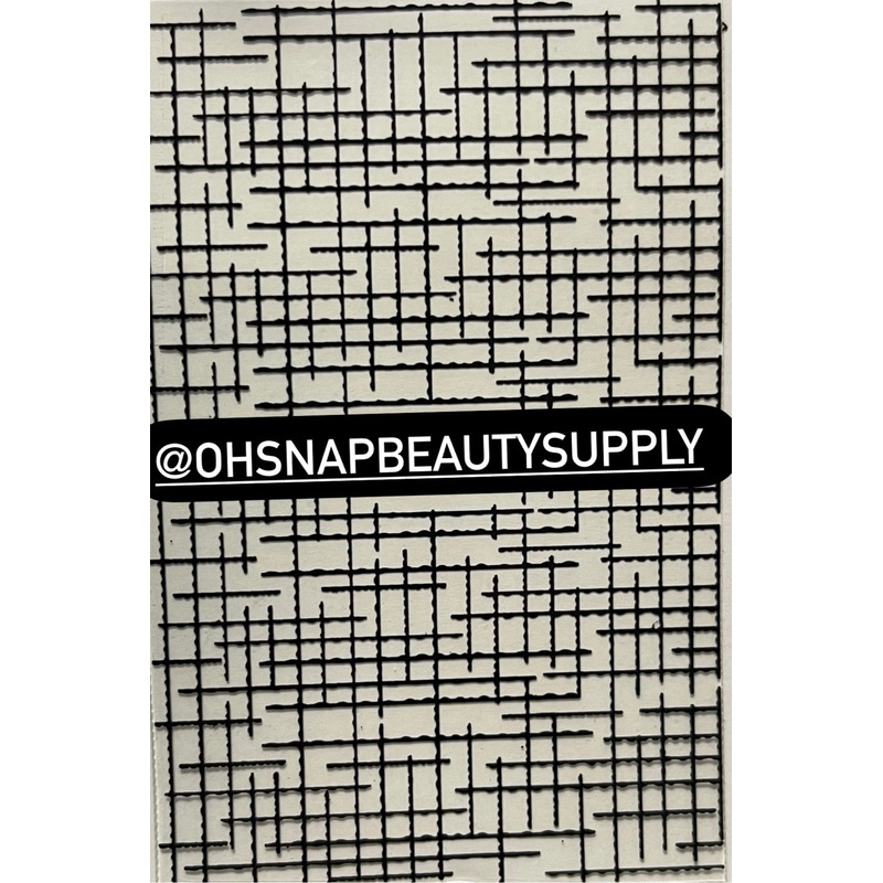 – BLACK LINE Design Pattern 096 Sticker